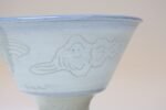 Vintage Incised Studio Pottery Compote Vase with Shell Motif by Deanna Nichols - Image 13