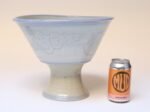 Vintage Incised Studio Pottery Compote Vase with Shell Motif by Deanna Nichols - Image 10