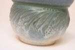 Petite Vintage Green and Blue Incised Ceramic Planter Vase by Deanna Nichols - Image 20