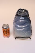 Mid-Century Modern Studio Pottery Blue Ombré Letter Holder by Deanna Nichols - Image 11