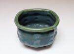 Petite Vintage Blue and Green Studio Pottery Square Planter by Deanna Nichols - Image 8