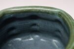 Petite Vintage Blue and Green Studio Pottery Square Planter by Deanna Nichols - Image 17
