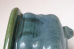 Petite Vintage Blue and Green Studio Pottery Square Planter by Deanna Nichols - Image 15