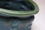 Petite Vintage Blue and Green Studio Pottery Square Planter by Deanna Nichols - Image 22