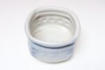 Vintage Cream and Blue Matte Glaze Studio Ceramic Planter by Deanna Nichols - Image 17