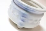 Vintage Cream and Blue Matte Glaze Studio Ceramic Planter by Deanna Nichols - Image 29
