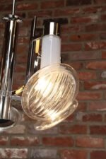 Pair of Vintage Italian "Headlight" Chandeliers by Carlo Nason for Mazzega - Image 49