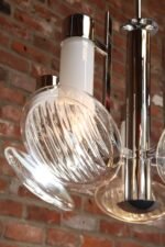 Pair of Vintage Italian "Headlight" Chandeliers by Carlo Nason for Mazzega - Image 43