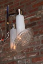 Pair of Vintage Italian "Headlight" Chandeliers by Carlo Nason for Mazzega - Image 34