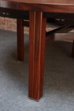 Vintage Italian Round Extendable Dining Table in Rosewood by Ico Parisi for MIM - Image 22