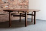 Vintage Italian Round Extendable Dining Table in Rosewood by Ico Parisi for MIM - Image 8