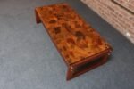 Brazilian Modern Rosewood and Copper Mosaic Coffee Table by Percival Lafer - Image 7