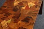 Brazilian Modern Rosewood and Copper Mosaic Coffee Table by Percival Lafer - Image 28