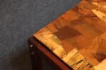 Brazilian Modern Rosewood and Copper Mosaic Coffee Table by Percival Lafer - Image 27