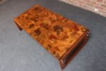 Brazilian Modern Rosewood and Copper Mosaic Coffee Table by Percival Lafer - Image 19