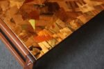 Brazilian Modern Rosewood and Copper Mosaic Coffee Table by Percival Lafer - Image 26