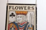 Early 20th Century Double-Sided "Kings Head" Hand Painted Metal English Pub Sign - Image 33