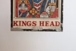 Early 20th Century Double-Sided "Kings Head" Hand Painted Metal English Pub Sign - Image 32