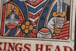Early 20th Century Double-Sided "Kings Head" Hand Painted Metal English Pub Sign - Image 24