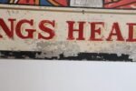 Early 20th Century Double-Sided "Kings Head" Hand Painted Metal English Pub Sign - Image 22