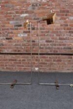 Pair of Vintage Brass and Chrome Adjustable Floor Lamps by Cedric Hartman - Image 9