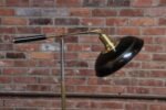 Vintage Brass, Chrome and Painted Metal Adjustable Floor Lamp with Pivoting Arm - Image 7