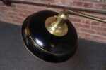 Vintage Brass, Chrome and Painted Metal Adjustable Floor Lamp with Pivoting Arm - Image 9