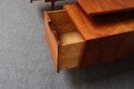 Mid Century Floating Top Walnut Desk by Milo Baughman for Glenn of California - Image 24