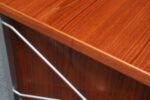 Danish Modern "Kontour" Steel and Teak Executive Desk by Hans Wegner - Image 28