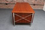 Danish Modern "Kontour" Steel and Teak Executive Desk by Hans Wegner - Image 18