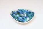 Petite Mid-Century Modern Canoe-Form Ceramic Bowl With Abstract Pattern by Andersen Design - Image 3