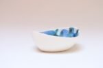 Petite Mid-Century Modern Canoe-Form Ceramic Bowl With Abstract Pattern by Andersen Design - Image 9
