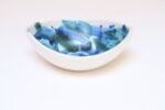 Petite Mid-Century Modern Canoe-Form Ceramic Bowl With Abstract Pattern by Andersen Design - Image 4