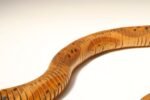 Long Folk Art Articulated Flexible Carved and Hand-Painted Snake Sculpture - Image 12