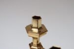 Set of Four Hexagonal-Form Stackable Brass Candleholders by Nagel Geschenke - Image 16