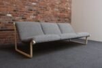 Sling Sofa in Steel and Bouclé by Bruce Hannah and Andrew Morrison for Knoll - Image 6