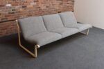 Sling Sofa in Steel and Bouclé by Bruce Hannah and Andrew Morrison for Knoll - Image 5