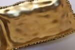 Vintage Gold Toned Porcelain Divided Serving Platter - Image 20