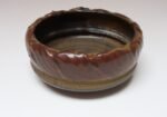 Vintage Matte Maroon Glazed Ceramic Planter Bowl by Deanna Nichols - Image 5