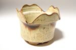 Vintage Ochre Studio Pottery Square Planter by Deanna Nichols - Image 4