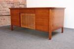 Mid-Century Walnut and Rosewood Executive Desk by Edward Wormley for Dunbar - Image 17