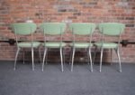 Set of Four Mid-Century Aluminum "Gazelle" Dining Chairs by Shelby Williams - Image 8