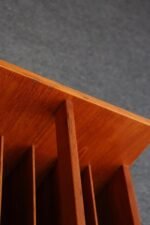 Norwegian Modern Magazine Rack on Casters by Rolf Hesland for Bruksbo in Teak - Image 13