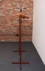 Pair of Modernist Chrome and Walnut Coat and Hat Trees / Racks by Vogel Peterson - Image 13
