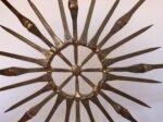 Vintage Brutalist Mixed Metal Horseshoe Nail Starburst Wall Sculpture Ornament - Image 8
