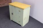 Antique Primitive Jelly Cupboard with Hinged Door and Interior Shelf - Image 15