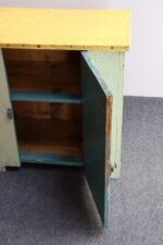 Antique Primitive Jelly Cupboard with Hinged Door and Interior Shelf - Image 32