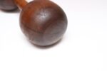 Pair of Vintage Primitive Oversized Carved Wooden Hand Weights/Dumbbells - Image 17