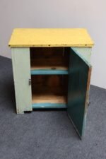Antique Primitive Jelly Cupboard with Hinged Door and Interior Shelf - Image 11