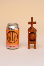 Folk Art Hand-Carved Devotional "Ball in Cage" Whimsy Sculpture with Holy Cross - Image 7